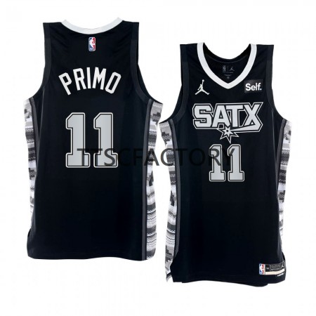 Maillot Basket San Antonio Spurs Joshua Primo 11 Nike 2022-23 Statement Edition Noir Swingman - Homme